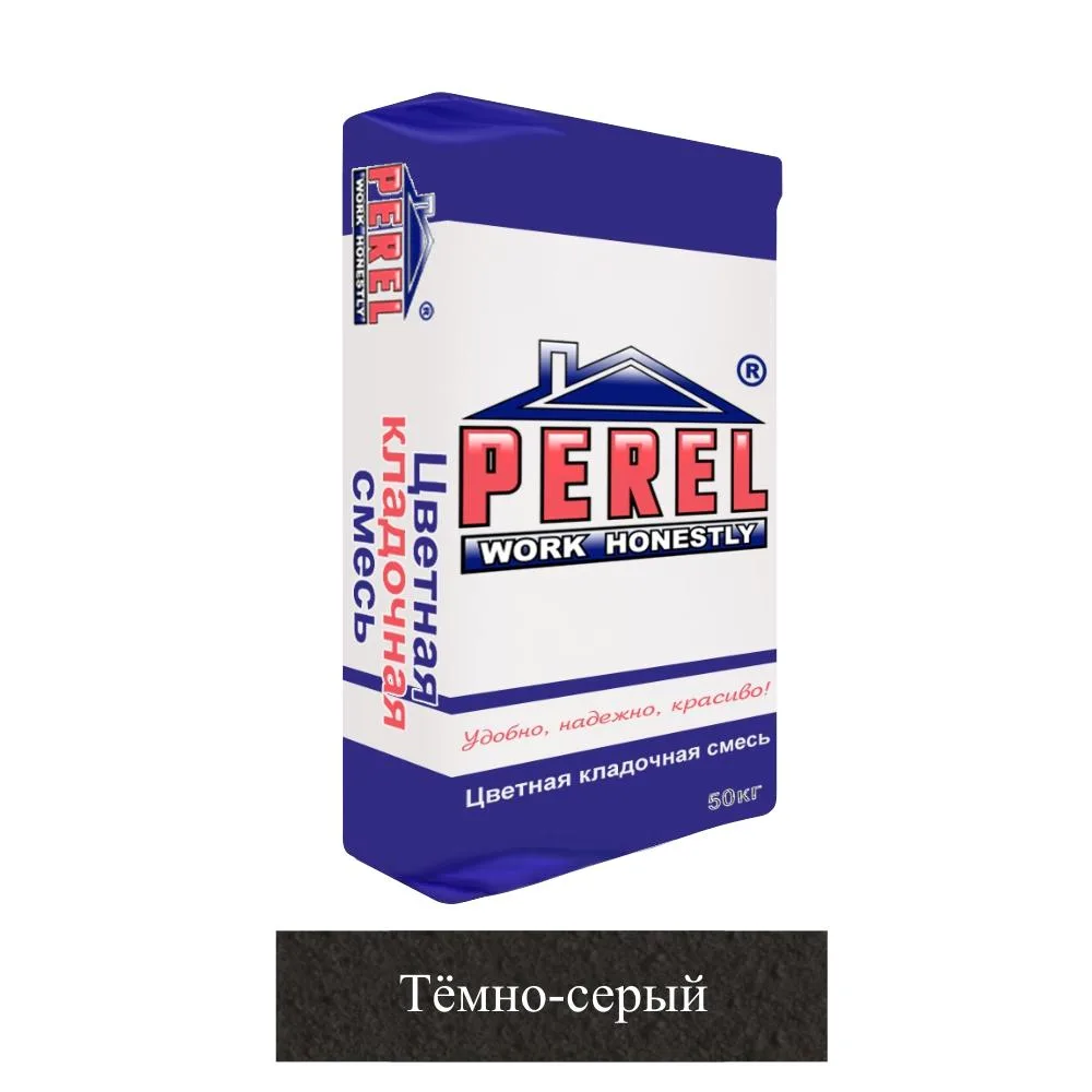 Кладочная смесь цементная М200 Perel NL темно-серая 0115 50кг