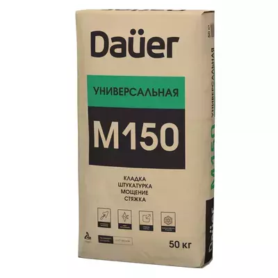 Кладочная смесь цементная М150 Dauer универсальная серый 50кг