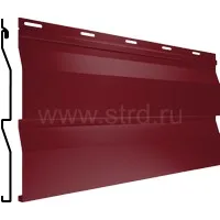 Сайдинг Корабельная доска 260*226мм 0.45мм Полиэстер Россия RAL 3005 (вишневый) Металл Профиль