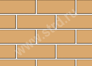 Кирпич облицовочный пустотелый Соломенный гладкий 250*120*88мм утолщенная стенка 20мм М200кг/см2 Железногорск