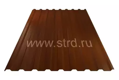 Профнастил МП 20 0.5мм Ecosteel маt Корея Морёный дуб Металл Профиль