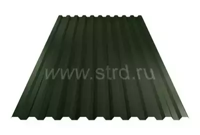 Профнастил C 21 0.45мм Viking Россия RAL 6007 (зеленый) Металл Профиль