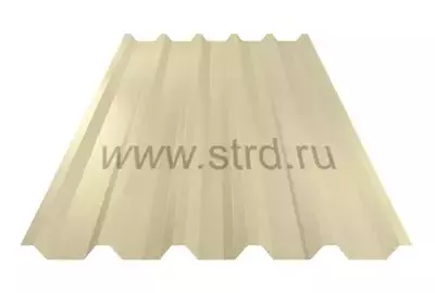 Профнастил C 44 0.7мм Полиэстер Россия RAL 1015 (бежевый) Металл Профиль