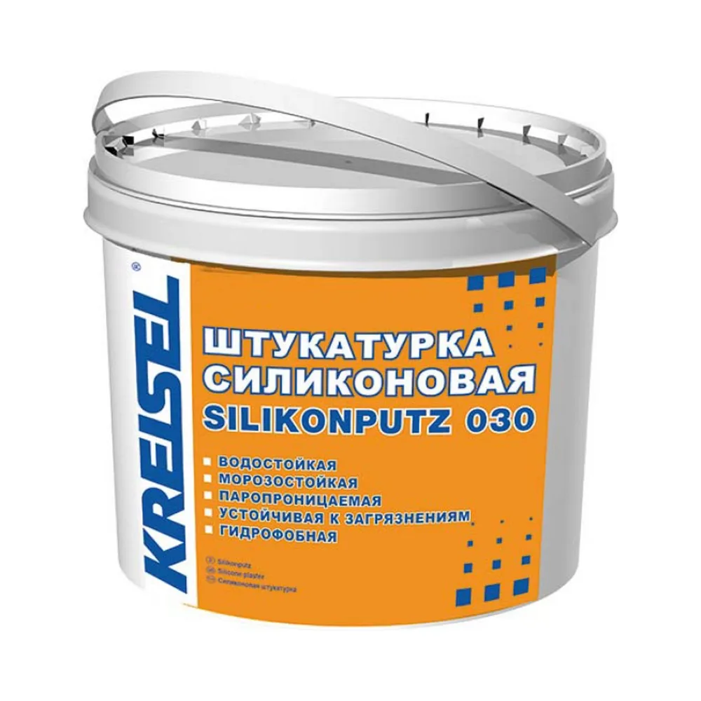 Декоративная штукатурка силиконовая Kreisel 030 SILIKONPUTZ барашек 1,5мм/2мм группа2 25кг позиция под заказ