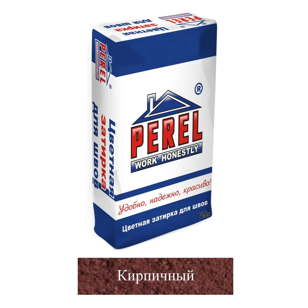 Затирка цементная Perel RL зима кирпичная 5438 25кг