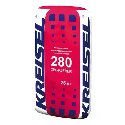 Штукатурно-клеевая смесь Kreisel 280 XPS-KLEBER для утеплителя серый 25кг позиция под заказ