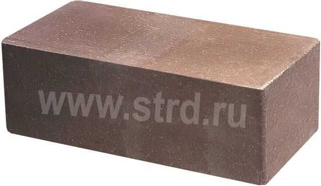 Кирпич облицовочный полнотелый Терракотовый гладкий 250*120*88мм М250кг/см2 Судогодский