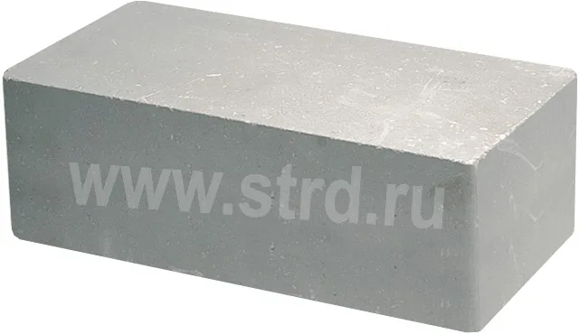 Кирпич облицовочный полнотелый Серый гладкий 250*120*88мм М250кг/см2 Судогодский
