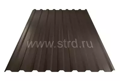 Профнастил C 20 0.5мм Rooftop Бархат Россия RR 32 (коричневый) Stynergy