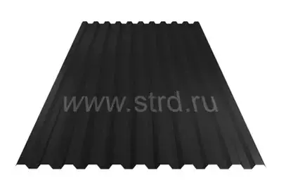 Профнастил C 21 0.5мм Rooftop Бархат Россия RAL 9005 (черный) Stynergy