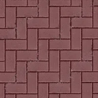 Тротуарная плитка Брусчатка Красный с/ц верхний прокрас на сером цементе основа - серый цемент 200*100*100мм Фабрика Готика