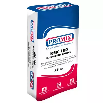Клей Promix KSK 100 для плитки белый 25кг