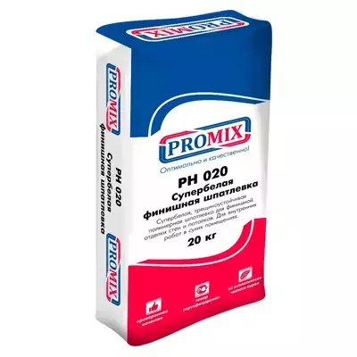 Шпаклевка полимерная Promix PH 020 супербелый 20кг