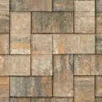 Тротуарная плитка Картано Альпин верхний прокрас на белом / сером цементе основа - серый цемент 300*150*60мм Фабрика Готика