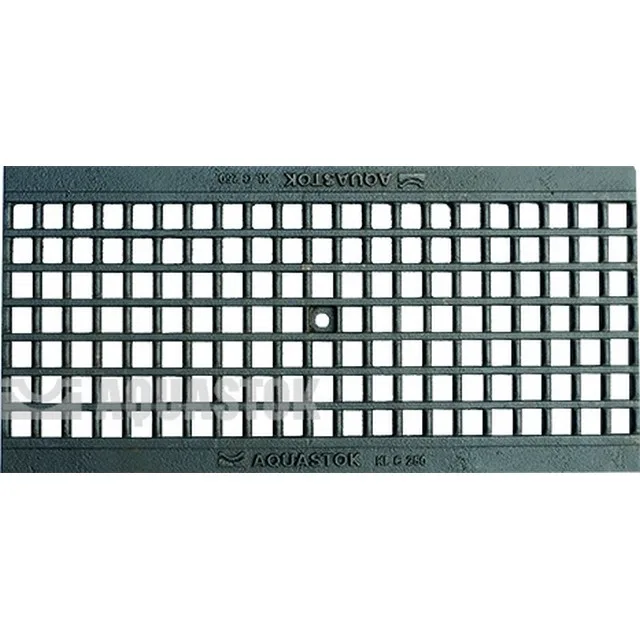 32023С Решетка лотка ячеистая чугун Norma 500*245*21мм DN 200 С250 Aquastok