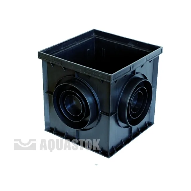 4300 Дождеприемник пустой пластик 300*300 300*300*298мм DN 300 В125 Aquastok
