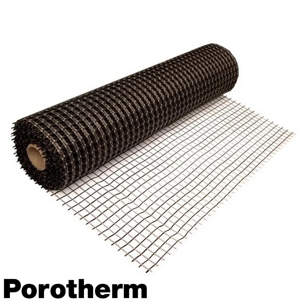 Сетка кладочная Porotherm базальт 25х25 1х 50м рулон ТУ
