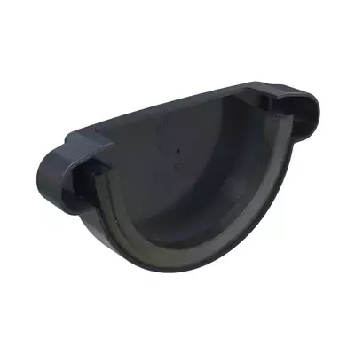 Заглушка GLC PVC 152мм RAL 7024 (серый)