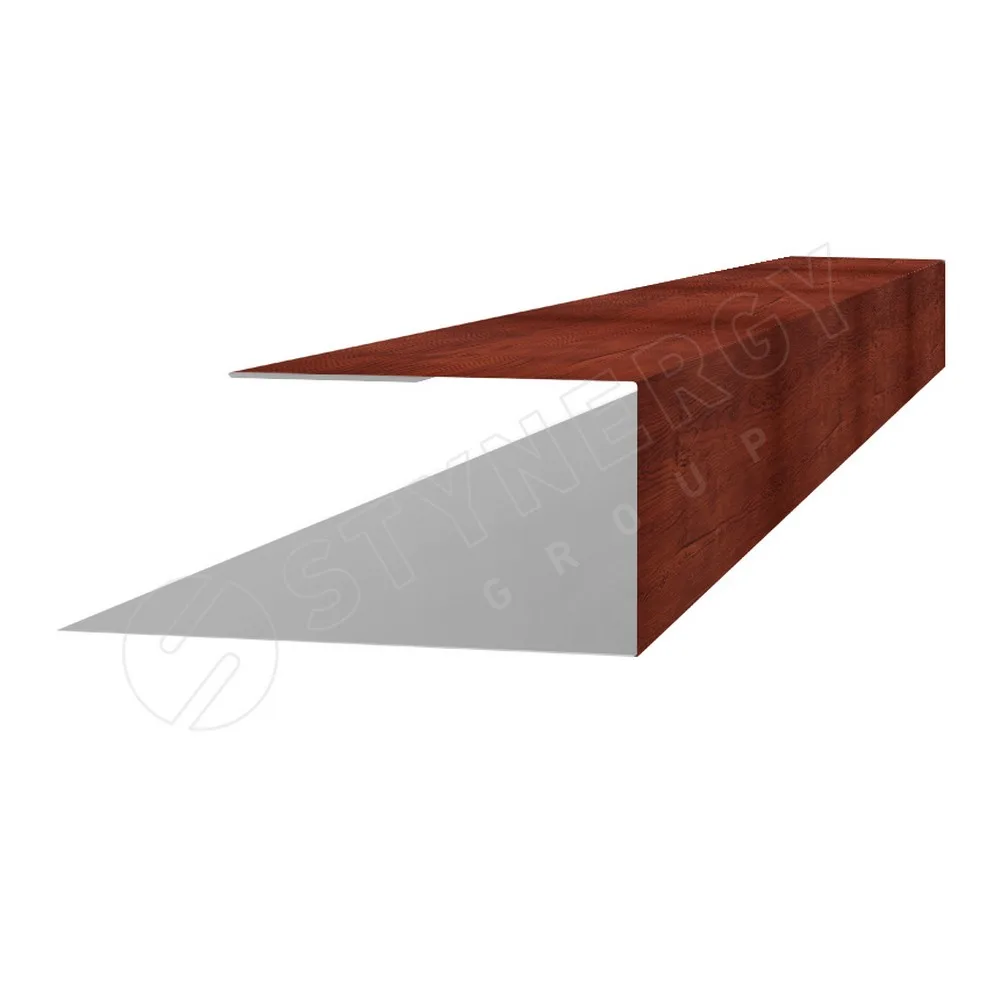Планка П-образная (J-профиль) 43*18мм 0.45мм SteelArt 3D 3м Stynergy