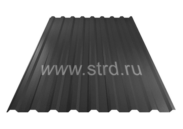 Профнастил C 20 0.5мм PurLite матовый Россия RAL 7016 (серый) Grand Line