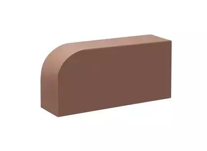 Кирпич облицовочный полнотелый R-60 Терракотовый гладкий 250*120*65мм М300кг/см2 Кс-Керамик