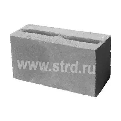 Блок КПР-ПС-39-50-F50-1200 керамзитобетонный РР Девелопмент перегородочный 2-пустотный 390*80*188 D1200кг/м3 М50кг/см2
