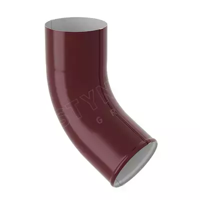 Колено сливное Stynergy 90мм Полиэстер RAL 3005 (вишневый)