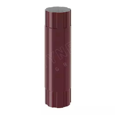Труба 1м Stynergy 90мм Полиэстер RAL 3005 (вишневый)
