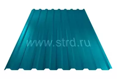 Профнастил МП 20 0.5 ТУмм Полиэстер Россия RAL 5021 (голубой) Металл Профиль