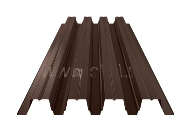 Профнастил Н 75 0.7мм Полиэстер Россия RAL 8017 (коричневый) SteelX