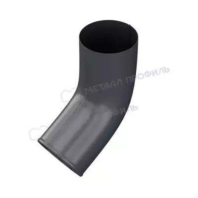 Колено сливное GS-lite 90мм Полиэстер RAL 7024 (серый)