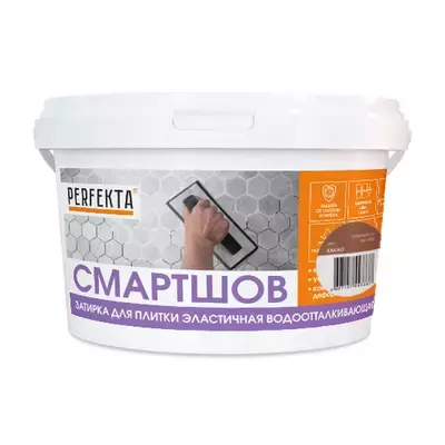 Затирка цементная Perfekta Смартшов какао 2кг