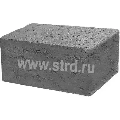 Блок КСР-ПР-ПЛ-39-100-F50-1650 керамзитобетонный Основа-М стеновой полнотелый 390*190*188 D1650кг/м3 М100кг/см2