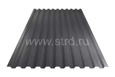 Профнастил C 21 0.5мм PURRUS матовый Россия RAL 7024 (серый) Stynergy