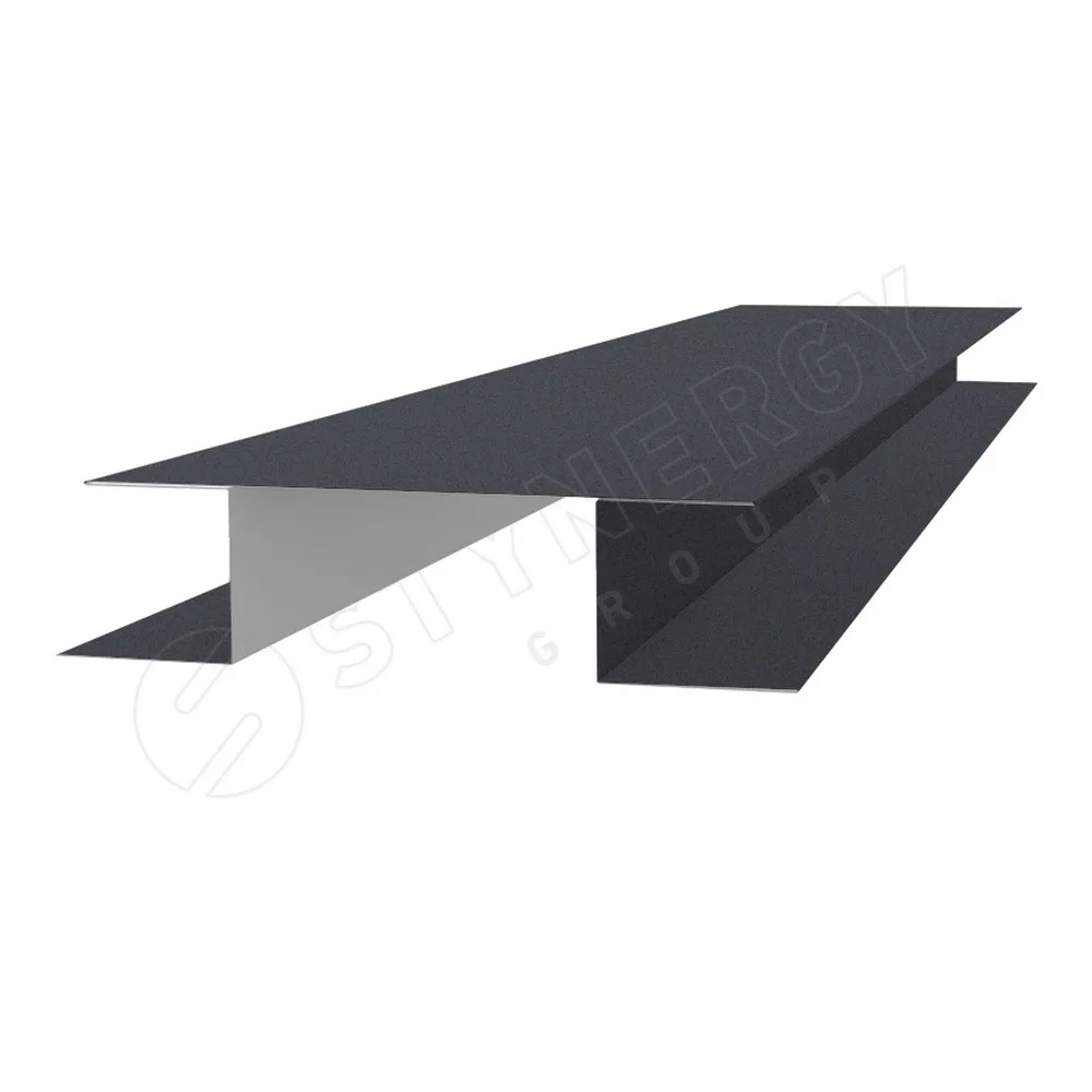 Планка Н-образная 85*22мм 0.45мм Graphite 45 3м Stynergy
