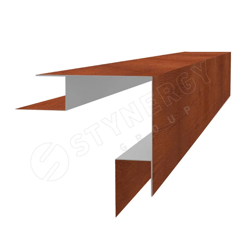 Угол наружный сложный 75*75мм 0.45мм SteelArt 3D 3м Stynergy