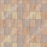 Тротуарная плитка Старый город Веймар Color Mix Прайд верхний прокрас на белом / сером цементе основа - серый цемент набор на м2 t=60мм BRAER