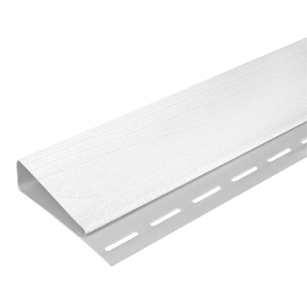 Молдинг (J-профиль с молдингом) Белый 3000/ Profbuild