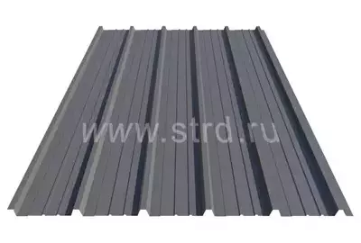 Профнастил ST 15 0.5мм Corundum 50 матовый Россия RAL 7024 (серый) Stynergy