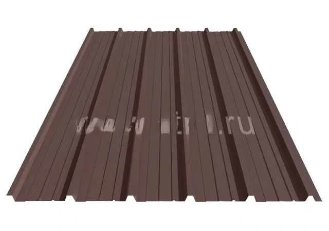 Профнастил ST 15 0.45мм Graphite 45 Россия RAL 8017 (коричневый) Stynergy