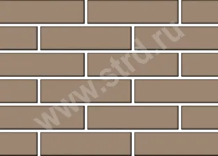 Кирпич облицовочный пустотелый Мокко гладкий 250*120*65мм утолщенная стенка 20мм М200кг/см2 Terex