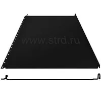 Фальцевая панель Grand Line Кликфальц 542/510мм Drap TX 0.45мм RAL 9005 (черный)