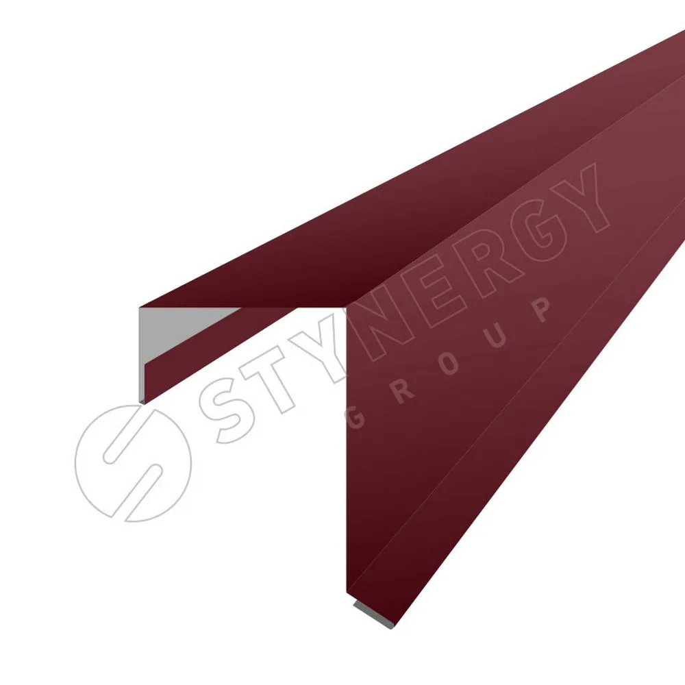 Торцевая планка фальц для фальца 65*97мм сталь 0.5мм Corundum 50 2м Stynergy