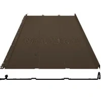 Фальцевая панель Grand Line Кликфальц Line 542/510мм PurPro 0.5мм RR 32 (коричневый)