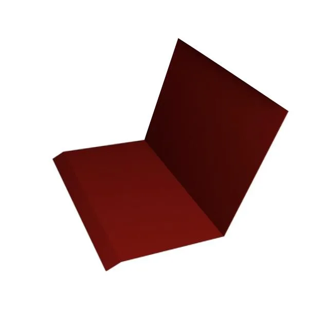 Планка примыкания верхняя фальц для фальца 150*130*20мм сталь 0.4мм Полиэстер 2м Grand Line