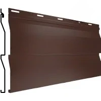 Сайдинг Корабельная доска 265*240мм 0.5мм Drap TX Россия RAL 8017 (коричневый) Grand Line
