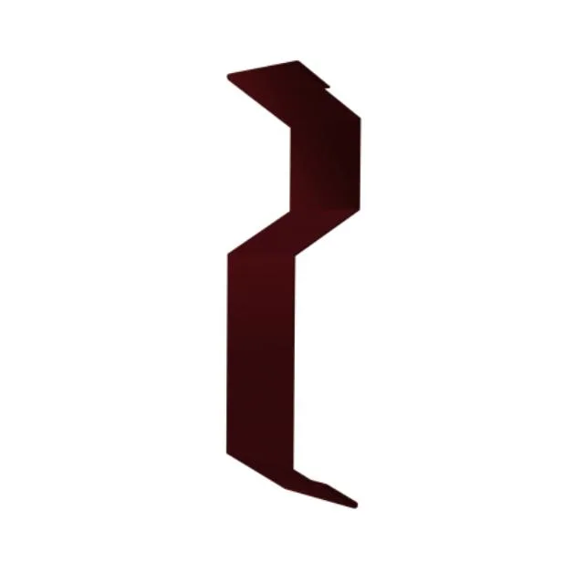 Планка примыкания внакладку для профнастила для металлочерепицы 25*17*35*17мм сталь 0.5мм Drap TX 2м Grand Line