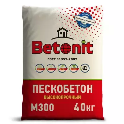 Пескобетон М300 Betonit ГОСТ 40кг
