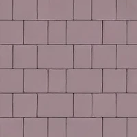 Тротуарная плитка Новый город 1НГ6ф Красно-коричневый верхний прокрас на сером цементе основа - серый цемент набор на м2 t=60мм Нобетек
