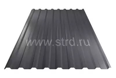 Профнастил C 20 0.45мм Полиэстер матовый двусторонний Россия RAL 7024 (серый) Stynergy